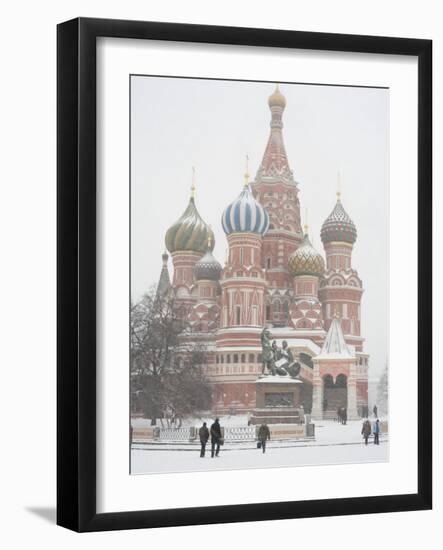 St. Basil's Cathedral, Red Square, Moscow, Russia-Ivan Vdovin-Framed Photographic Print