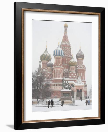 St. Basil's Cathedral, Red Square, Moscow, Russia-Ivan Vdovin-Framed Photographic Print