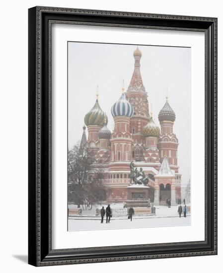 St. Basil's Cathedral, Red Square, Moscow, Russia-Ivan Vdovin-Framed Photographic Print