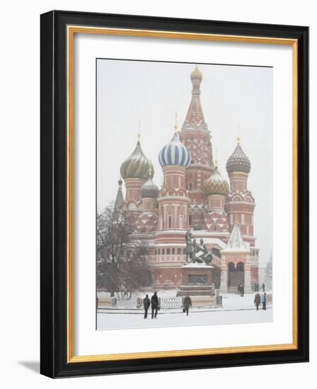 St. Basil's Cathedral, Red Square, Moscow, Russia-Ivan Vdovin-Framed Photographic Print