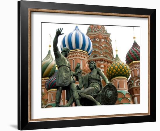 St. Basil's Cathedral, Red Square, Moscow, Russia-Cindy Miller Hopkins-Framed Photographic Print