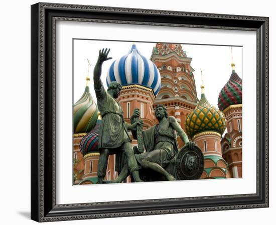 St. Basil's Cathedral, Red Square, Moscow, Russia-Cindy Miller Hopkins-Framed Photographic Print