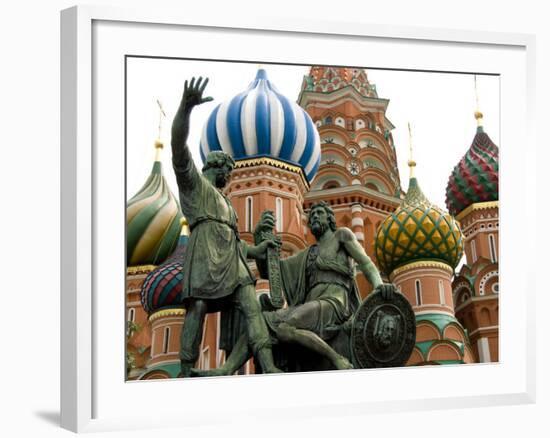 St. Basil's Cathedral, Red Square, Moscow, Russia-Cindy Miller Hopkins-Framed Photographic Print