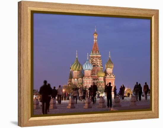 St, Basil's Cathedral, Red Square, Moscow, Russia-Demetrio Carrasco-Framed Premier Image Canvas