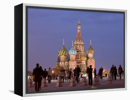 St, Basil's Cathedral, Red Square, Moscow, Russia-Demetrio Carrasco-Framed Premier Image Canvas