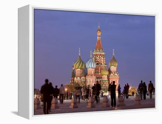 St, Basil's Cathedral, Red Square, Moscow, Russia-Demetrio Carrasco-Framed Premier Image Canvas