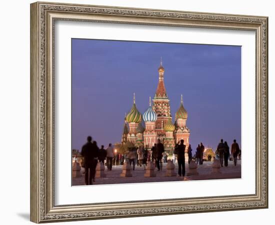 St, Basil's Cathedral, Red Square, Moscow, Russia-Demetrio Carrasco-Framed Photographic Print