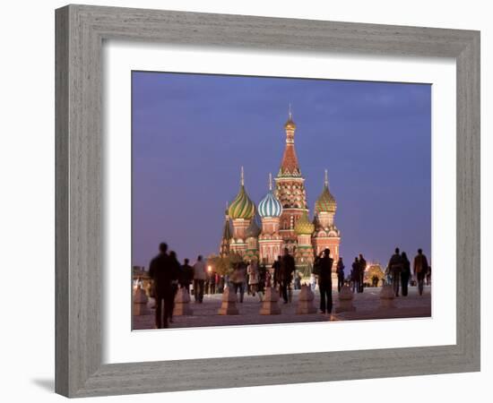 St, Basil's Cathedral, Red Square, Moscow, Russia-Demetrio Carrasco-Framed Photographic Print