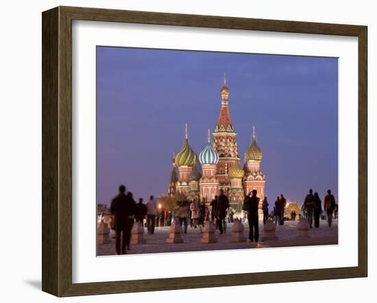 St, Basil's Cathedral, Red Square, Moscow, Russia-Demetrio Carrasco-Framed Photographic Print