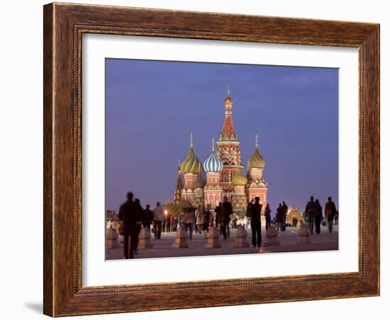 St, Basil's Cathedral, Red Square, Moscow, Russia-Demetrio Carrasco-Framed Photographic Print