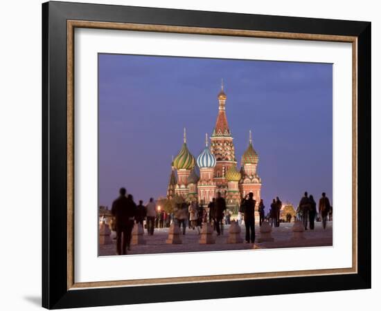 St, Basil's Cathedral, Red Square, Moscow, Russia-Demetrio Carrasco-Framed Photographic Print