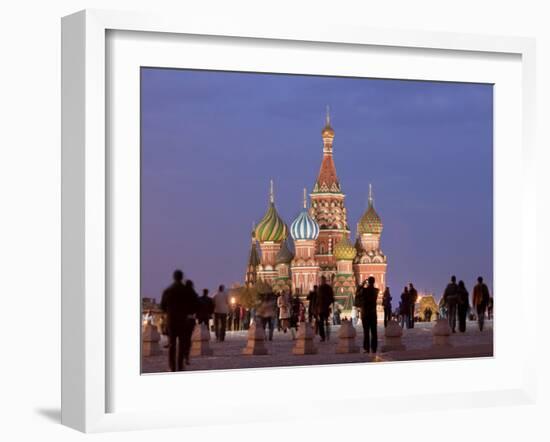 St, Basil's Cathedral, Red Square, Moscow, Russia-Demetrio Carrasco-Framed Photographic Print