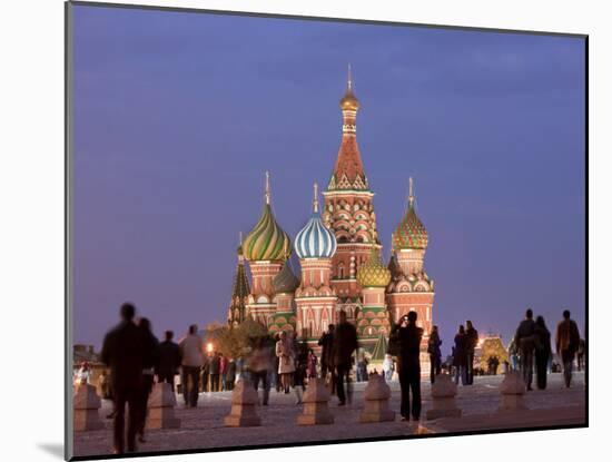 St, Basil's Cathedral, Red Square, Moscow, Russia-Demetrio Carrasco-Mounted Photographic Print