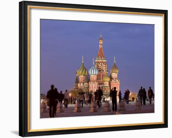 St, Basil's Cathedral, Red Square, Moscow, Russia-Demetrio Carrasco-Framed Photographic Print