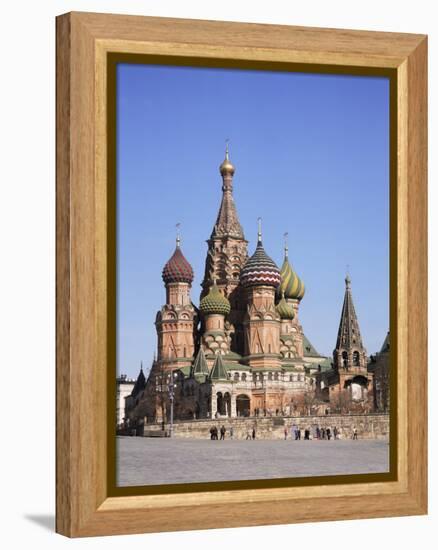 St. Basil's Cathedral, Red Square, Unesco World Heritage Site, Moscow, Russia-Philip Craven-Framed Premier Image Canvas