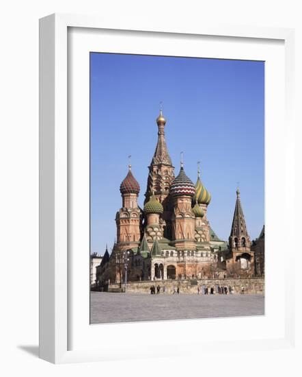 St. Basil's Cathedral, Red Square, Unesco World Heritage Site, Moscow, Russia-Philip Craven-Framed Photographic Print