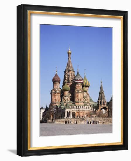 St. Basil's Cathedral, Red Square, Unesco World Heritage Site, Moscow, Russia-Philip Craven-Framed Photographic Print
