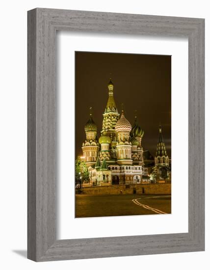 St. Basil's Cathedral. Red Square. UNESCO World Heritage Site. Moscow. Russia-Tom Norring-Framed Photographic Print