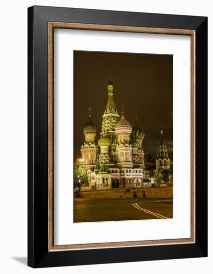 St. Basil's Cathedral. Red Square. UNESCO World Heritage Site. Moscow. Russia-Tom Norring-Framed Photographic Print