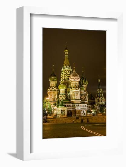 St. Basil's Cathedral. Red Square. UNESCO World Heritage Site. Moscow. Russia-Tom Norring-Framed Photographic Print