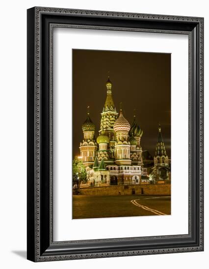 St. Basil's Cathedral. Red Square. UNESCO World Heritage Site. Moscow. Russia-Tom Norring-Framed Photographic Print