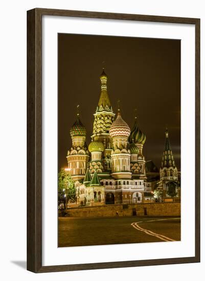 St. Basil's Cathedral. Red Square. UNESCO World Heritage Site. Moscow. Russia-Tom Norring-Framed Photographic Print