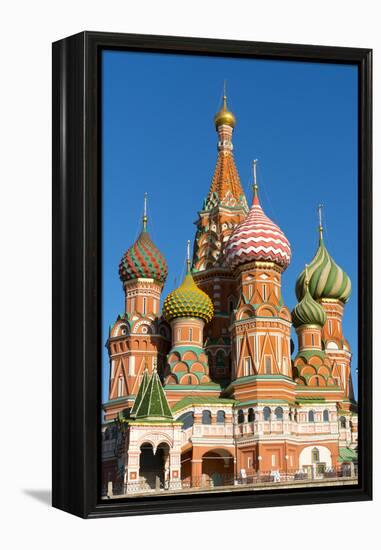 St. Basil's Cathedral, UNESCO World Heritage Site, Moscow, Russia, Europe-Miles Ertman-Framed Premier Image Canvas