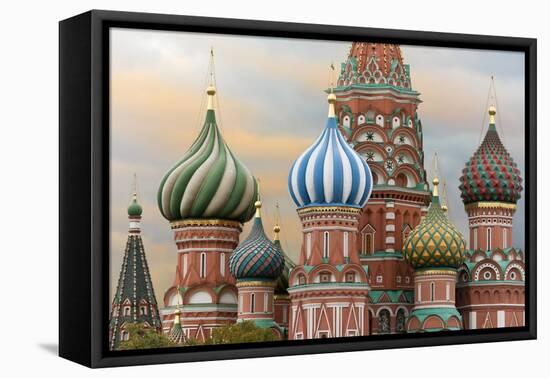 St. Basil's Cathedral, UNESCO World Heritage Site, Moscow, Russia, Europe-Miles Ertman-Framed Premier Image Canvas