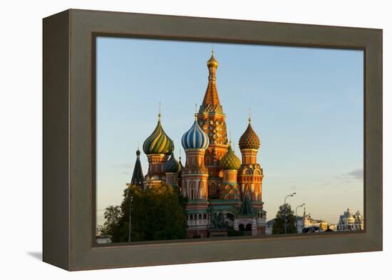 St. Basil's Cathedral, UNESCO World Heritage Site, Moscow, Russia, Europe-Miles Ertman-Framed Premier Image Canvas