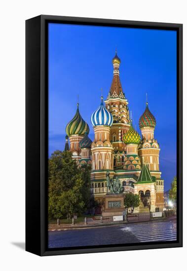 St. Basils Cathedral in Red Square, Moscow, Russia-Gavin Hellier-Framed Premier Image Canvas