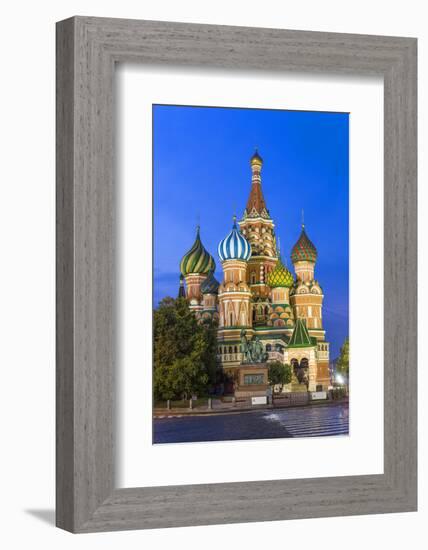 St. Basils Cathedral in Red Square, Moscow, Russia-Gavin Hellier-Framed Photographic Print