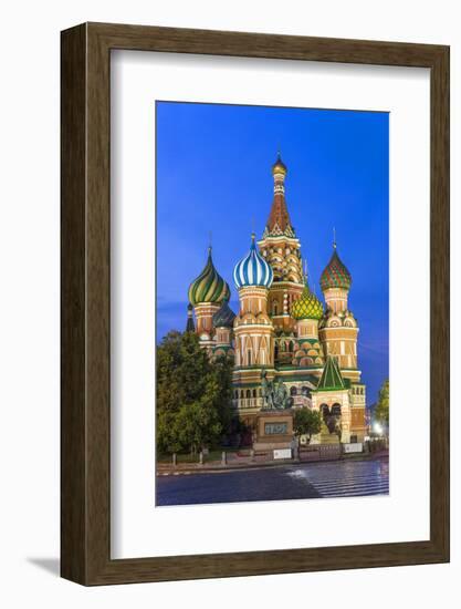 St. Basils Cathedral in Red Square, Moscow, Russia-Gavin Hellier-Framed Photographic Print