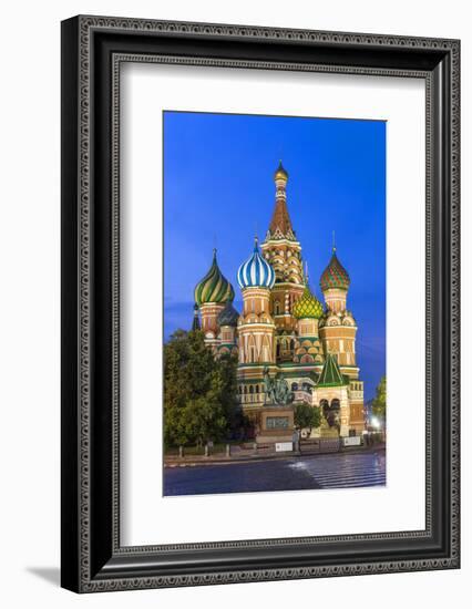 St. Basils Cathedral in Red Square, Moscow, Russia-Gavin Hellier-Framed Photographic Print
