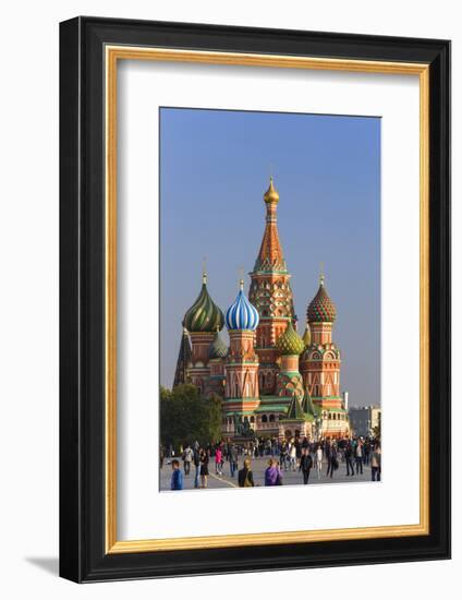 St. Basils Cathedral in Red Square, Moscow, Russia-Gavin Hellier-Framed Photographic Print