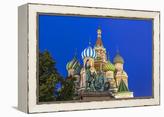 St Basils Cathedral in Red Square, Moscow, Russia-Gavin Hellier-Framed Premier Image Canvas