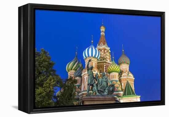 St Basils Cathedral in Red Square, Moscow, Russia-Gavin Hellier-Framed Premier Image Canvas