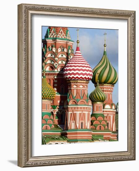 St. Basils Cathedral, Red Square, UNESCO World Heritage Site, Moscow, Russia, Europe-Lawrence Graham-Framed Photographic Print