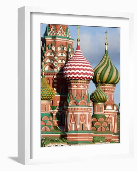 St. Basils Cathedral, Red Square, UNESCO World Heritage Site, Moscow, Russia, Europe-Lawrence Graham-Framed Photographic Print