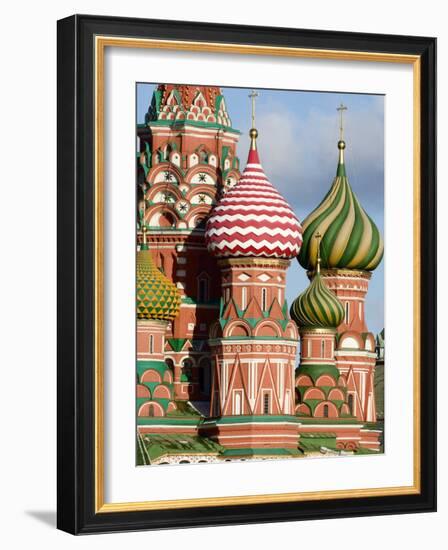 St. Basils Cathedral, Red Square, UNESCO World Heritage Site, Moscow, Russia, Europe-Lawrence Graham-Framed Photographic Print