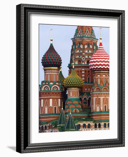 St. Basils Cathedral, Red Square, UNESCO World Heritage Site, Moscow, Russia, Europe-Lawrence Graham-Framed Photographic Print