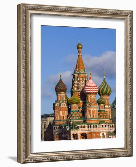 St. Basils Cathedral, Red Square, UNESCO World Heritage Site, Moscow, Russia, Europe-Lawrence Graham-Framed Photographic Print