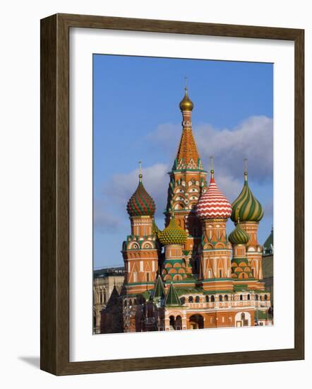 St. Basils Cathedral, Red Square, UNESCO World Heritage Site, Moscow, Russia, Europe-Lawrence Graham-Framed Photographic Print