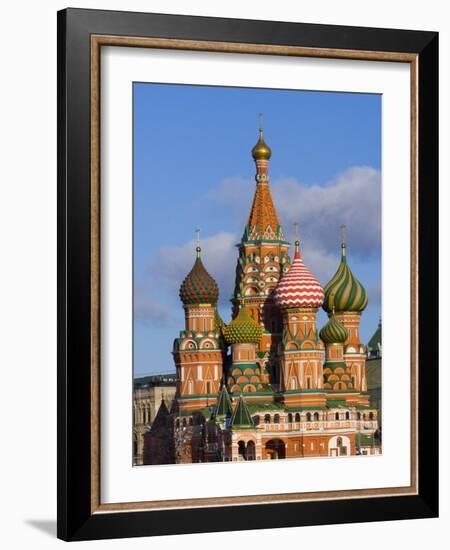 St. Basils Cathedral, Red Square, UNESCO World Heritage Site, Moscow, Russia, Europe-Lawrence Graham-Framed Photographic Print