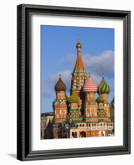 St. Basils Cathedral, Red Square, UNESCO World Heritage Site, Moscow, Russia, Europe-Lawrence Graham-Framed Photographic Print