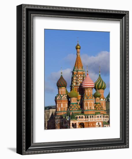 St. Basils Cathedral, Red Square, UNESCO World Heritage Site, Moscow, Russia, Europe-Lawrence Graham-Framed Photographic Print