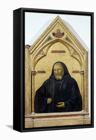 St Benedict, Detail from Badia Polyptych, Circa 1300-Giotto di Bondone-Framed Premier Image Canvas