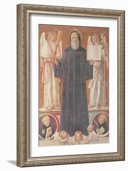 St. Benedict in Glory-Benvenuto Di Giovanni-Framed Giclee Print