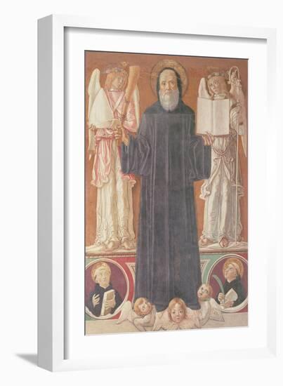 St. Benedict in Glory-Benvenuto Di Giovanni-Framed Giclee Print