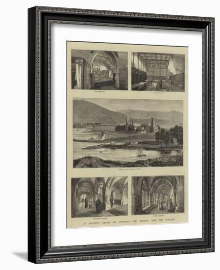 St Benedict's College and Monastery, Fort Augustus, Loch Ness, Scotland-null-Framed Giclee Print