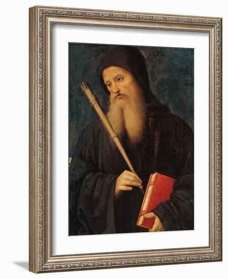 St. Benedict-Pietro Perugino-Framed Giclee Print